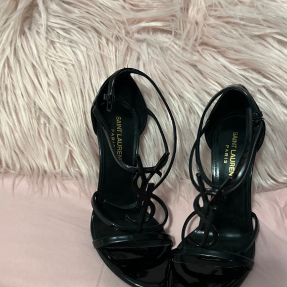 YSL Patent Ankle-Strap Sandals - Picture 4 of 6